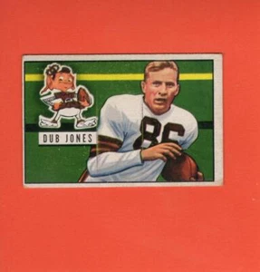 1951 Bowman #74 Dub Jones VG+ Very Good Plus Cleveland Browns #33450 - Picture 1 of 2
