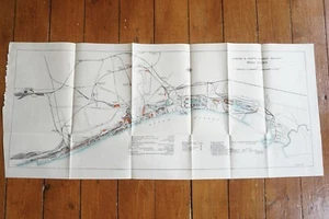 1935 LNER Hull Docks Railway Plan Map - Picture 1 of 4