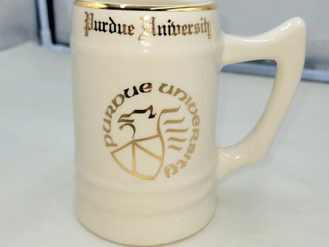 Vintage PURDUE BOILERMAKERS Ceramic 5" Mug Cover