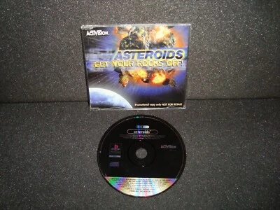 Asteroids Promo – Playstation 1 PS1 Game with manual – PAL UK - Image 1 of 2