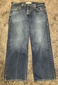 Vintage Levis 529 Jeans Men 38x32 Low Rise Straight Wide Baggy Y2K Skater Grunge - Picture 1 of 24