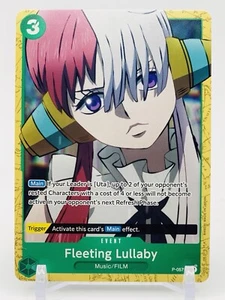 FLEETING LULLABY PROMO - P-057 P - ONE PIECE - EVENT Card Game ENGLISH - Picture 1 of 2