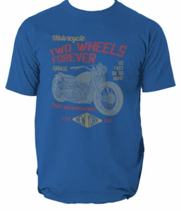 T Shirt Motorcycle Mens Motorbike S Top Biker Old Honda retro Racing S-3XL - Picture 1 of 11