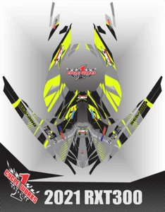 SeaDoo RXT300 2021 Graphics Kit Jet Ski Graphic Kit Decals Jetski ZETA - Picture 1 of 1