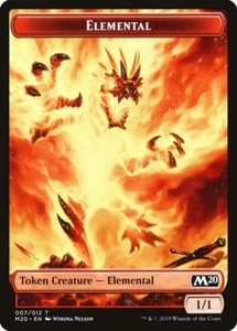 MTG Magic the Gathering Token - Elemental - M20 - NM - Picture 1 of 1