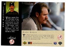 Wade Boggs==RARE==1994 Upper Deck All Star Game==Boston Red Sox==