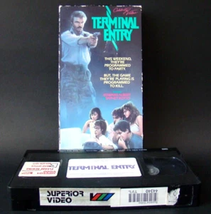 Terminal Entry VHS 1988 Sci-Fi Action Thriller Film Very Rare HTF 80s - Picture 1 of 4