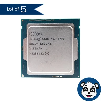 Lot of 5 Intel Core i7-4790 / SR1QF, 3.60GHz, CPU Processors - “A” - Image 1 of 2
