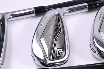 Wilson D9 Forged Irons / 4-PW+GW / Regular Flex UST Mamiya Recoil Dart 75 Shafts - Image 1 of 4