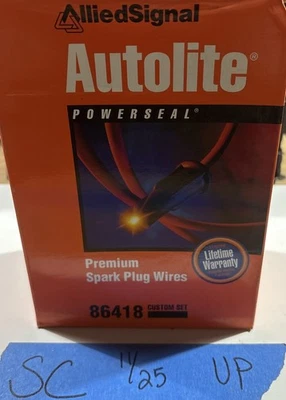 Autolite 86418 Spark Plug Wire Set fits 82-91 Nissan Sentra 5-Wire - Image 1 of 4