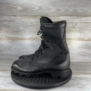 vintage Ro-Search Mens Black Leather U.S. military Combat Boots Size 5.5 R - Picture 1 of 10