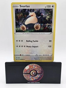 Snorlax Rare Holo 140/202 Pokemon Sword and Shield - Picture 1 of 3