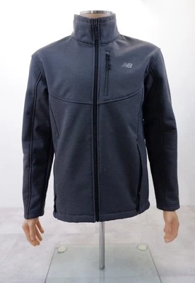 New Balance Mens Fleece Coat Size S Small Grey Soft shell Jacket VGC - Image 1 of 4