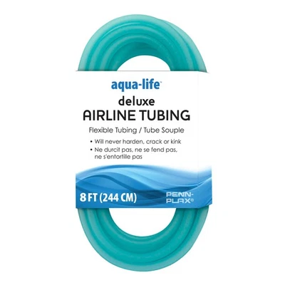 8 ft Deluxe Silicone Airline Tubing for Aquariums Safe for Freshwater Saltwater - Image 1 of 3
