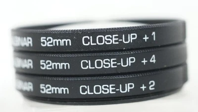 Albinar Close-up Lens Set 52mm  +1, +2, +4 with Case, Mint condition - Image 1 of 4