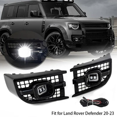 Front Fog Lights LED Driving Lamps 2020+ For Land Rover Defender L663 90 110 130 - Image 1 of 4