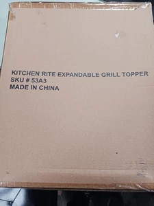 Kitchen Rite Expandable Grill Topper #53A3 NEW - Picture 1 of 5