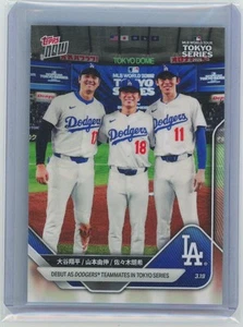 2025 Topps Now #7SSP Ohtani / Yamamoto / Sasaki Kanji SSP #7 - Picture 1 of 2