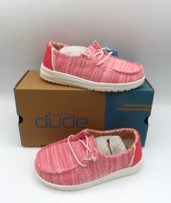 Hey Dude Wendy Youth Stretch Coral Pearl EU 30 / US Kid's 11 - Image 1 of 4