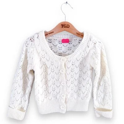 Cárdigan tejido crema parche calabaza niñas 4 años Foto 1 de 3