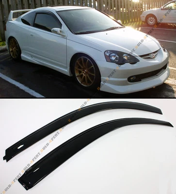 For 02-06 Acura RSX 2 Door Coupe DC5 Type-S JDM Style Window Visors Rain Guard  - Image 1 of 3