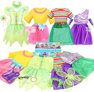 Little Girl Dress up Trunk Set, 20PCS Girls Pretend Play Princess Role Play Cost - Picture 1 of 8