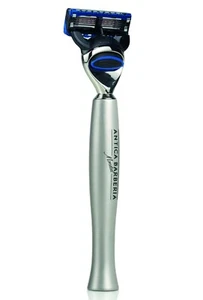 Rasoir Poignée Aluminium Compatible Avec Gillette Fusion Mondial Antica Barberia - Imagen 1 de 1