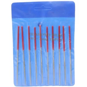 10Pcs 4" inch 100 MM x2 MM ROUND Diamond Coated Needle Saw Files Filing Cutting - Picture 1 of 7