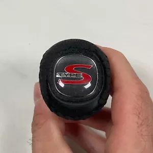 2001-2003 Acura CL Type-S Leather Shift Knob Automatic Black Chrome - Picture 1 of 15