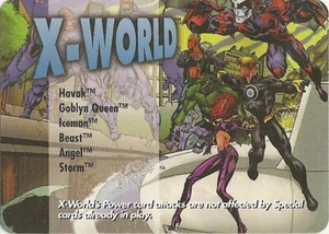 Marvel OVERPOWER Location X-WORLD Havok Goblyn Queen Iceman Beast Angel - X-Men - Picture 1 of 1