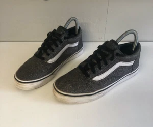 Vans Old Skool Glitter Trainers 721278 Size UK 4 / EUR 36.5 / 23 cms / US Kids 5 - Picture 1 of 9