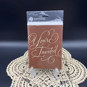 PARTY INVITATIONS 8 pk w/ENVELOPES Annivers/Retirement/Birthday “YOU'RE INVITED” - Picture 1 of 5