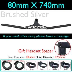 Carbon Integrated Cockpit Handlebar for Mountain Bicycle Part 28.6mm -17 Degree - Picture 1 of 42
