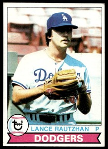 1979 Topps 373 Lance Rautzhan   Los Angeles Dodgers  Baseball Card