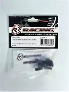 3RACING Composite Plastic Knuckle Arm For 1/10 RC SAKURA Cero Sport Touring Car0 - Picture 1 of 2