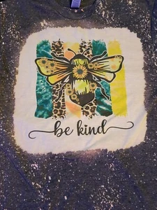 Be Kind, bleached tee - Picture 1 of 6