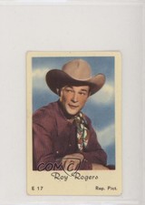 1952 Dutch Gum E Name in Script Set Roy Rogers #E17 z6d