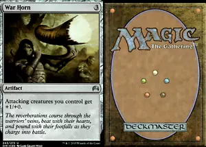 Magic the Gathering -MTG- War Horn Foil - Picture 1 of 1