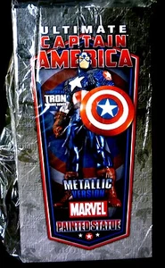 Ultimate Captain America Statue Metallic Variant New 2011 Avengers Bowen Marvel - Picture 1 of 5