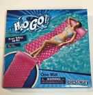 Bestway H2O Go Pool Float N Roll Air Mat Pillow Design Raft 86" x 33" Pink