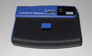 Adaptador de red USB inalámbrico Linksys B 2,4 GHz - Imagen 1 de 2