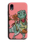 Pumpkin Riding Dinosaur Phone Case Cover Funny Jack O Lanterns Lantern Kids N484