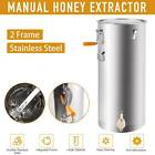 2/4 Frame Manual Honey Extractor Honey Drum Spinner Drum Hand Crank Beekeeping