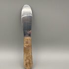 Pampered Chef Spreader Stainless Serrated Wood Handle Bagle Knife