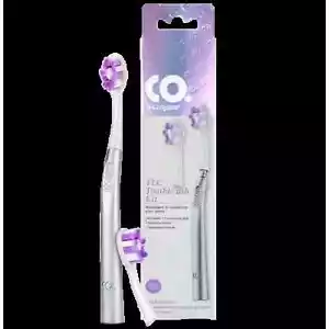 Kit de inicio de cepillo de dientes CO by Colgate TLC cabezal reemplazable de cerdas ultra suaves - Imagen 1 de 1