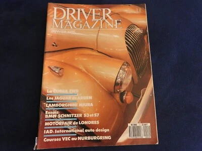 revue driver magazine n°2 jaguar arden / lamborghini miura - Photo 1/3
