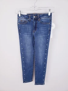 Joes Jeans 7 Blue Charlie High Rise Skinny Ankle Studs Adj Waist NEW CLEARANCE - Picture 1 of 5