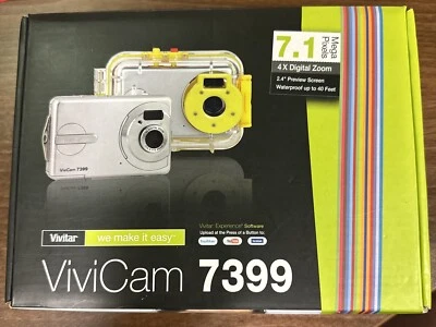 Vivitar  ViviCam 7399 Brand New Boxed Waterproof 7.1 mp Aaa Battery Powered. - Image 1 of 4