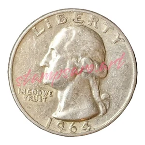 1964 Washington Silver Quarter - Picture 1 of 2