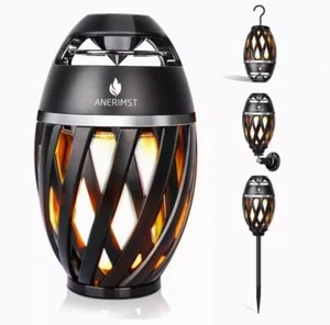 New Outdoor Bluetooth Speaker LED flame torch light lantern - Zdjęcie 1 z 7